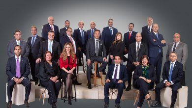 رئيس مجلس الإدارة ورؤساء قطاعات البنك