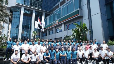 البنك الاهلى يكرم فريق كرة القدم