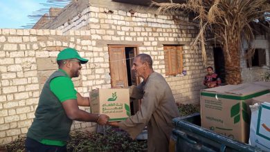 بنك الطعام المصرى يحرك قوافل الخير إلى 4 محافظات حدودية لتوفير الغذاء للقرى الأكثر فقرا0
