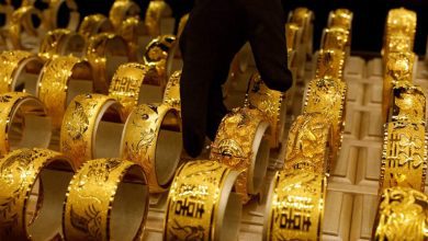 جنى الأرباح يدفع سعر أوقية الذهب في البورصة العالمية إلي الهبوط