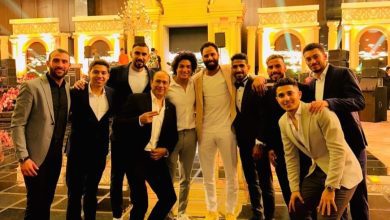 لاعبو فيوتشر خلال حفل الزفاف