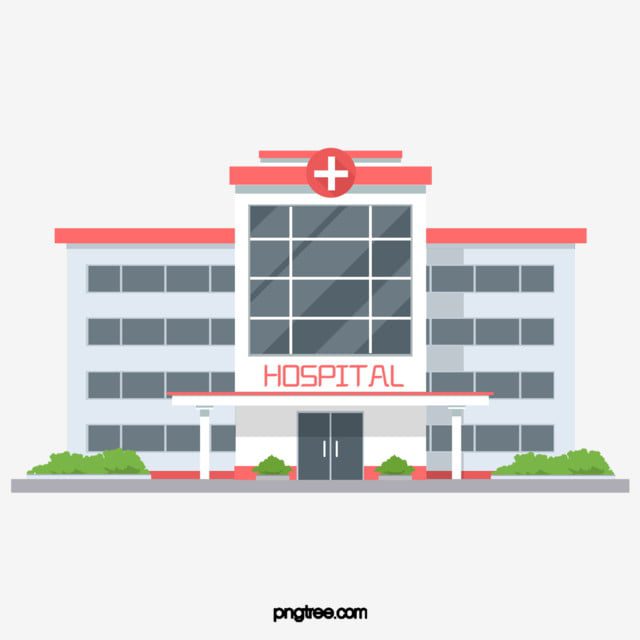 Pngtree Hospital Building Green Building Png Image 1007032