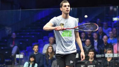 علي فرج لخبر الإسكواش