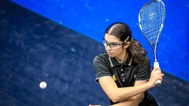 لاعبة الإسكواش أمينة عرفي