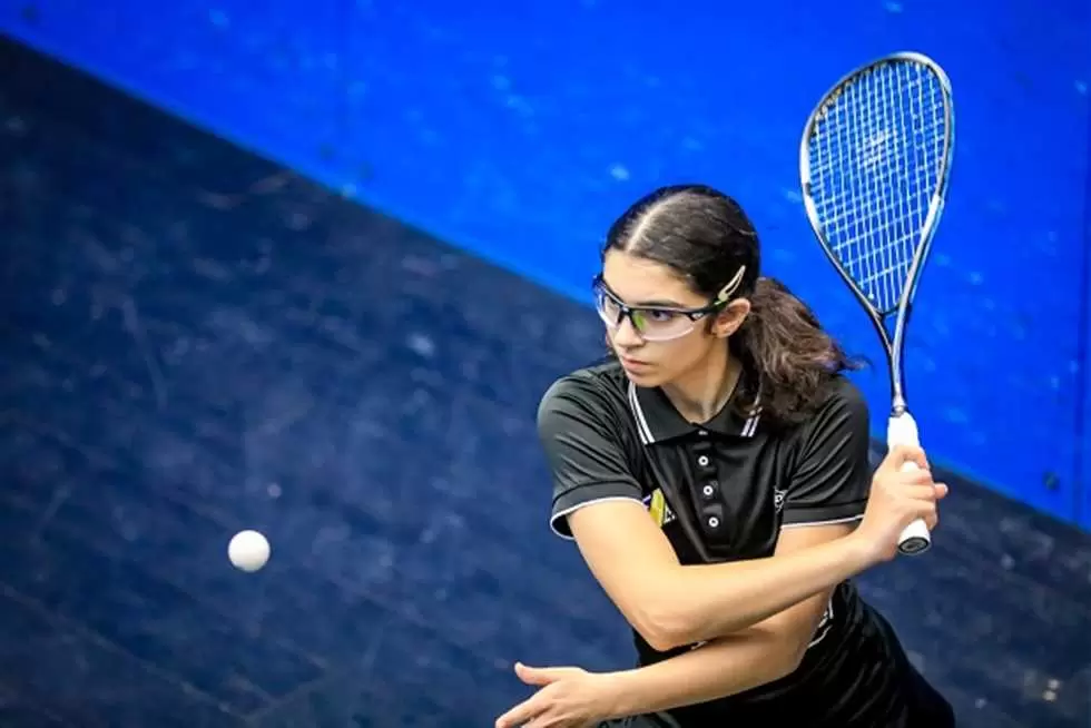 لاعبة الإسكواش أمينة عرفي