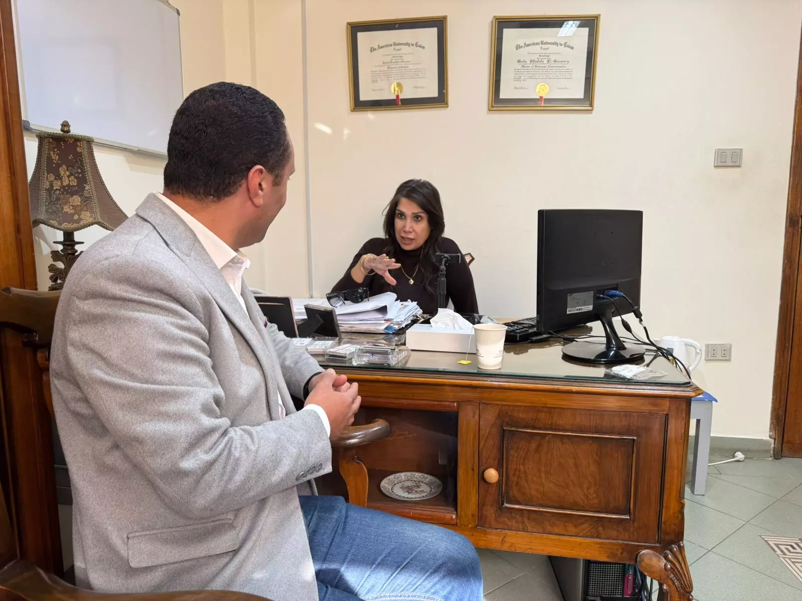 د. غادة الجنزوري : نطالب بمساواة المنشآت الصحية بالصناعة في الحصول على الرخصة الذهبية والإعفاء من الضريبة العقارية